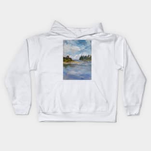 Hastings River from the Marina Kids Hoodie